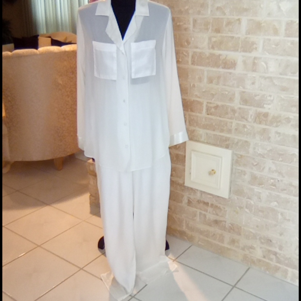White Pajama Set